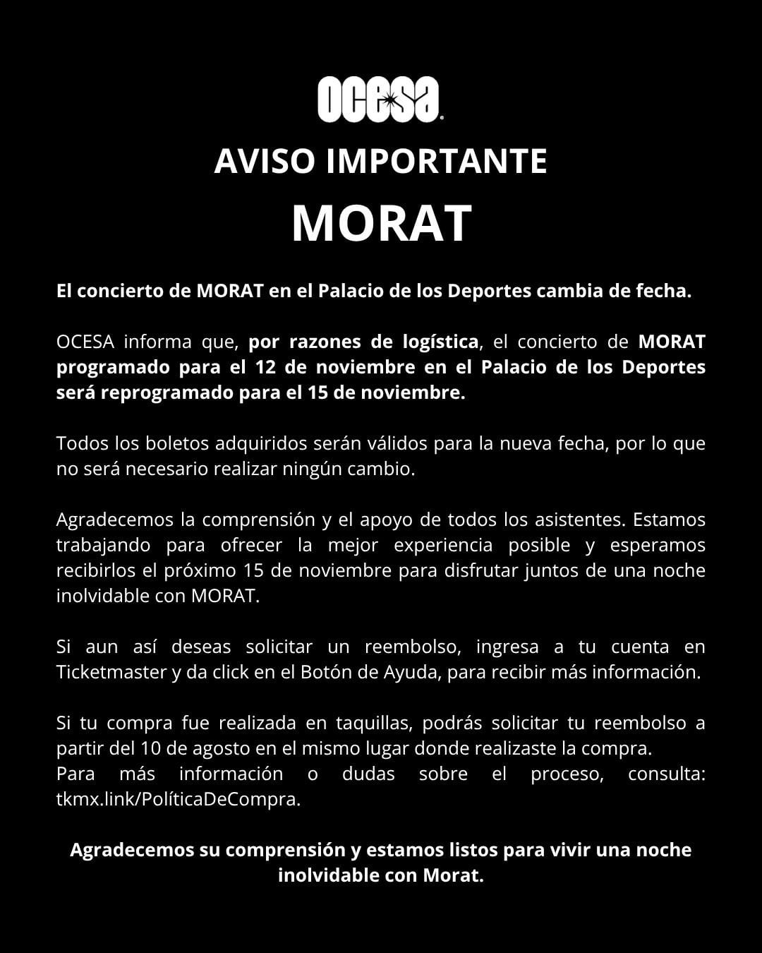 Concierto de Morat