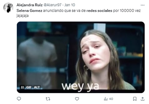 Memes por el retiro de Selena Gómez