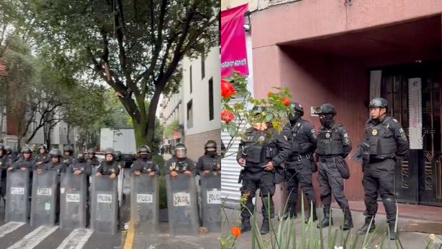 Desalojo en colonia Roma, CDMX