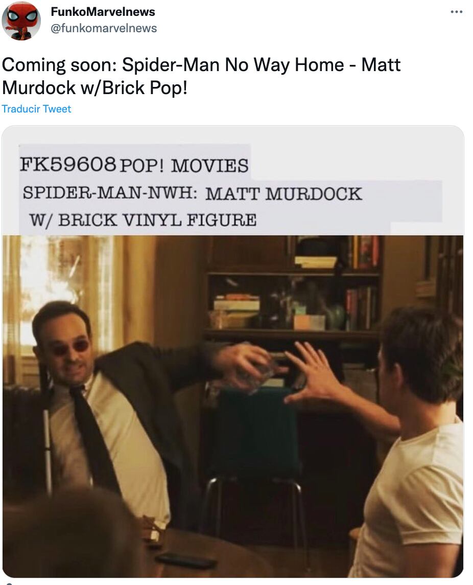 Matt Murdock de 'Spider-Man: No Way Home' tendría su figura Funko