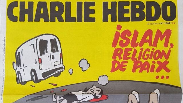 "Islam, religión de paz..¡eterna!", indica la portada de Charlie Hebdo