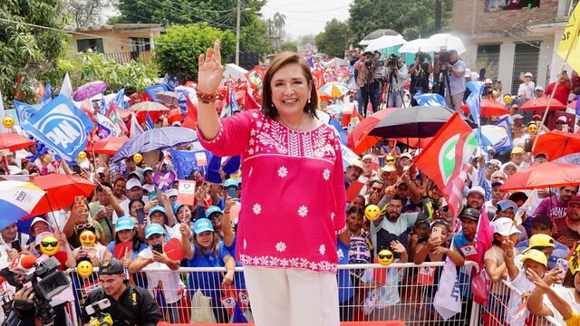 Xóchitl Gálvez, candidata de la coalición PAN, PRI, PRD