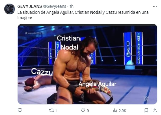Memes de Ángela Aguilar y Christian Nodal