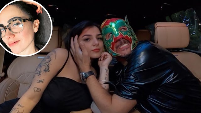 Karely Ruiz, Escorpión Dorado y su esposa Dana.