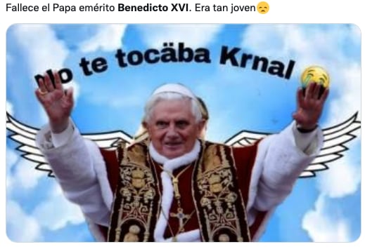 Memes de Benedicto XVI sobre su supuesta muerte