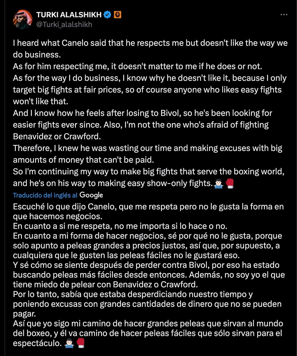 Presidente de Federación destroza al Canelo Álvarez