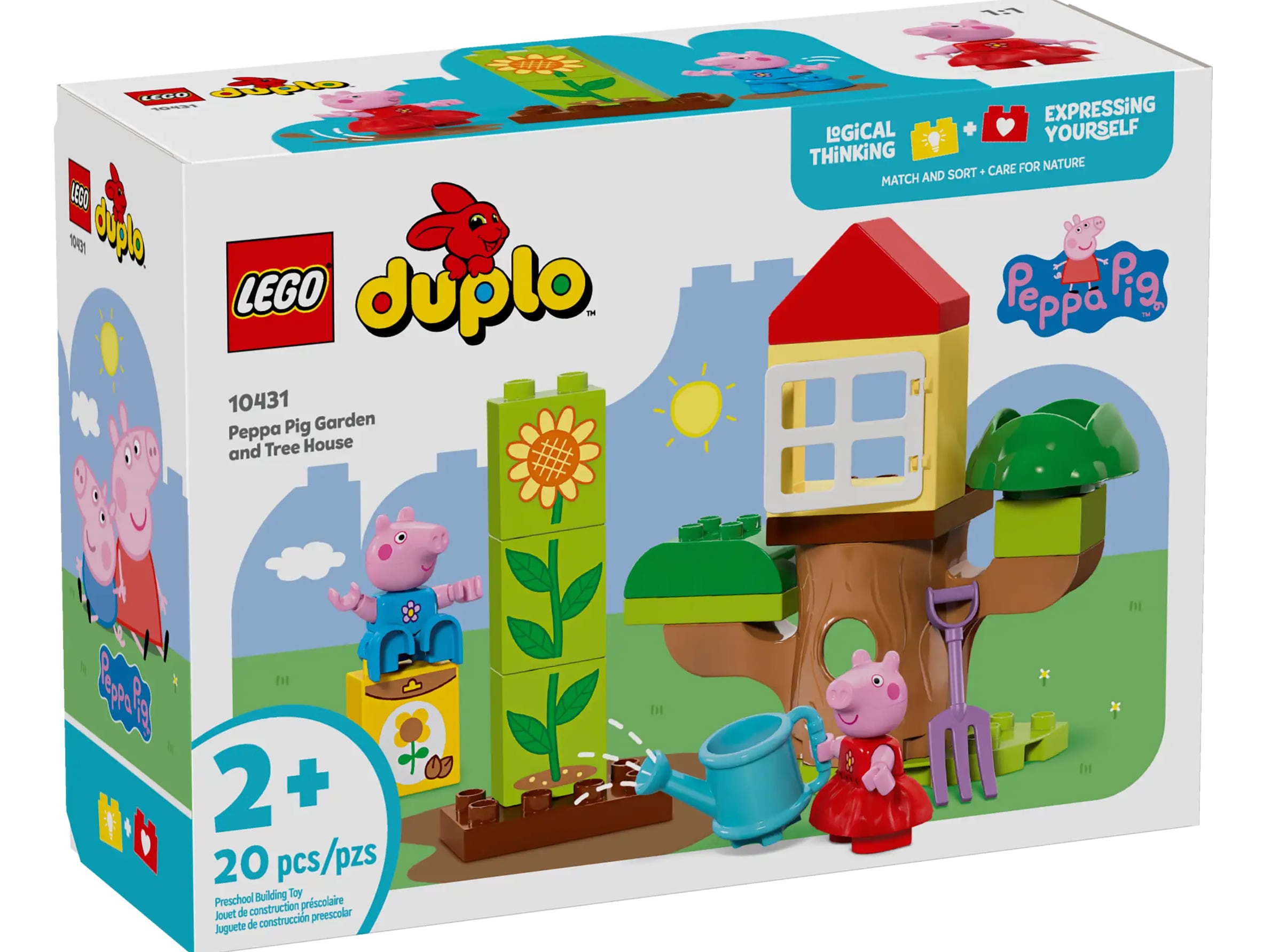 Set LEGO Peppa Pig ‘Jardín y casa del árbol’