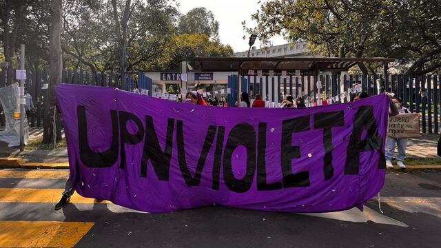 Protesta en la Universidad Pedagógica Nacional