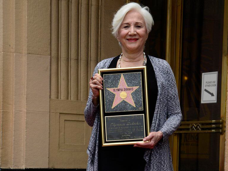 Olympia Dukakis en el Paseo de la Fama de Hollywood