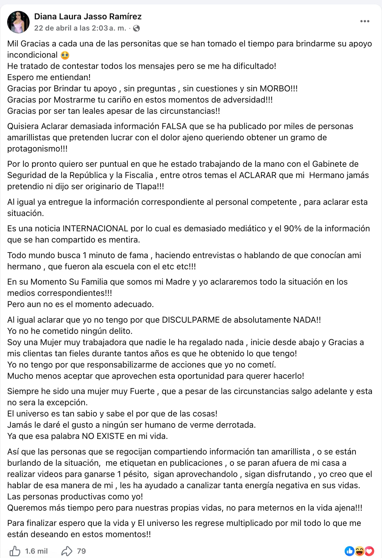 La hermana de Julio César Jasso, tirador de Teotihuacán, rompe el silencio en redes