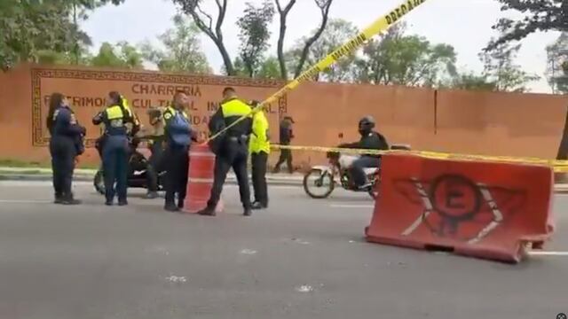 Muere motociclista sobre Avenida Constituyentes en CDMX