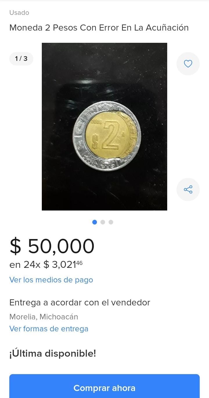 Moneda 2 pesos