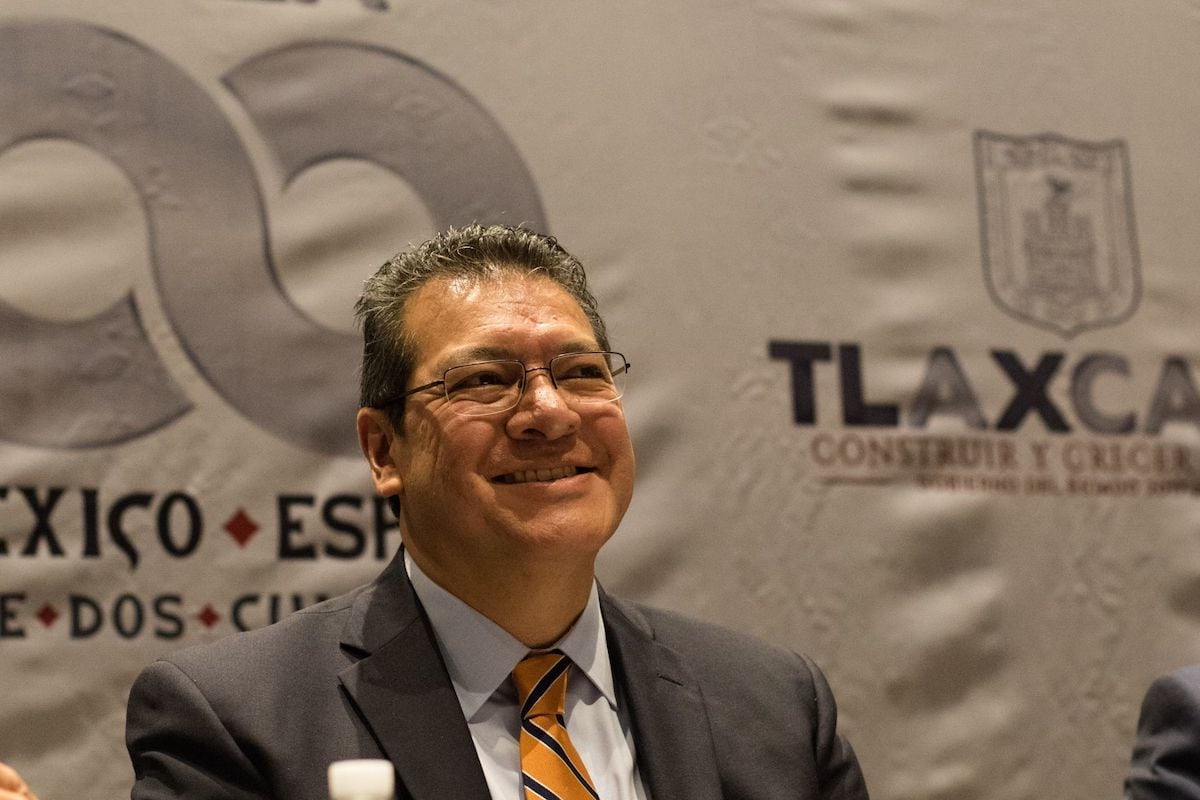 Marco Antonio Mena Rodríguez, gobernador de Tlaxcala, reveló datos del INEGI halagüeños para la entidad.