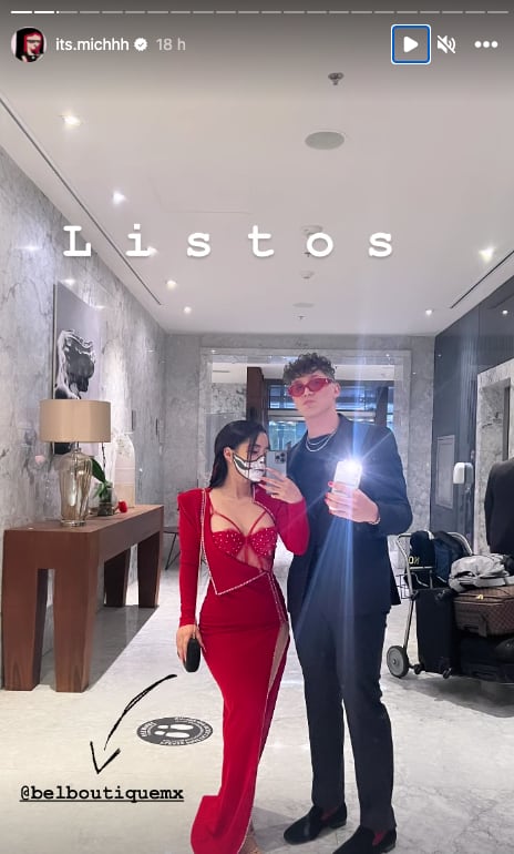 La influencer antes de asistir a los Eliot Awards 2022