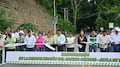 Ricardo Gallardo entrega carretera y arranca construcción de arco de bienvenida en Axtla de Terrazas