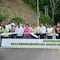 Ricardo Gallardo entrega carretera y arranca construcción de arco de bienvenida en Axtla de Terrazas