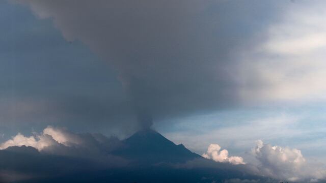 Actividad volcán Popocatépetl