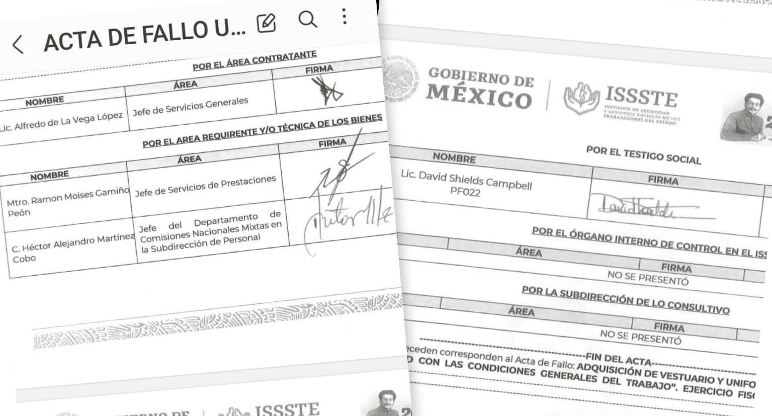 Representantes presentes