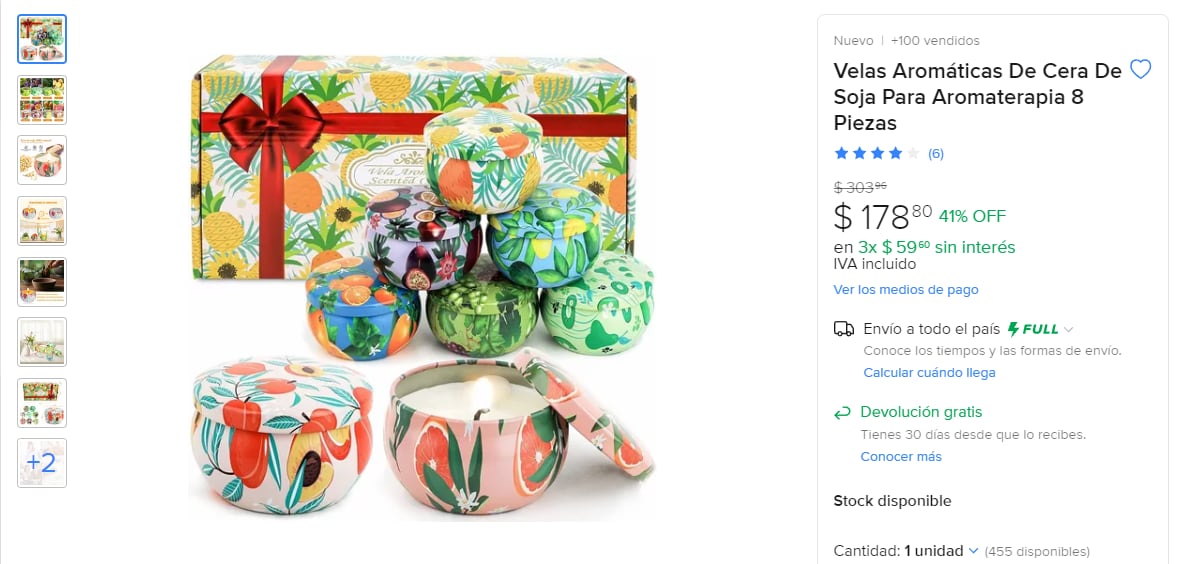 Velas aromáticas, idea de regalo barato para el Día del Maestro