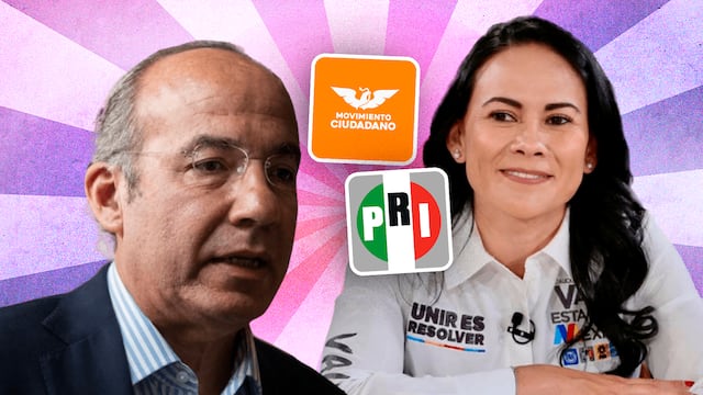 Felipe Calderón contra MC en defensa de Alejandra del Moral y el PRI