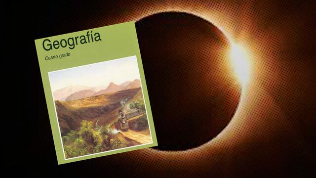 Libro de Geografía de la SEP que le habló a una generación del eclipse solar del 8 de abril de 2024