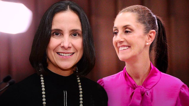 Luz Elena González y Claudia Sheinbaum