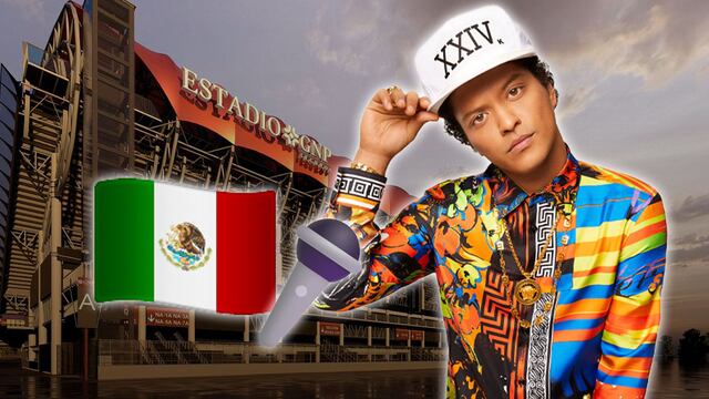 Concierto Bruno Mars en Estadio GNP Seguros CDMX