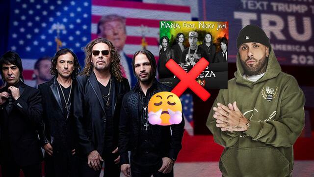 Maná llama racista a Nicky Jam por mostrar su apoyo a Donald Trump