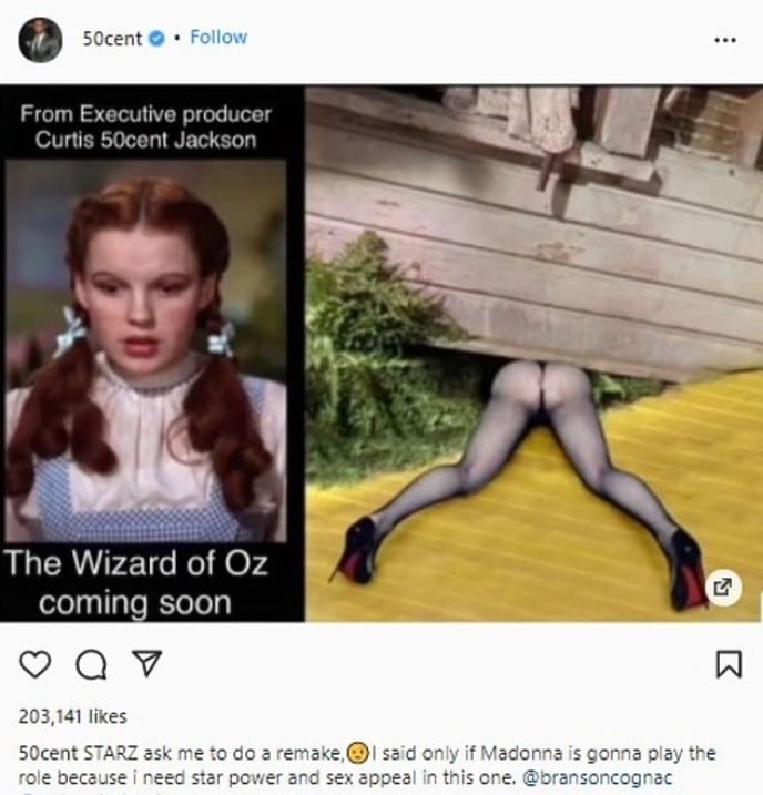 50 Cent se burla de Madonna