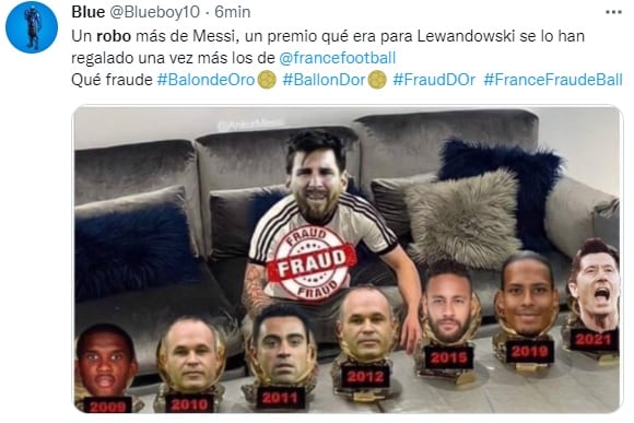 Meme sobre Lionel Messi
