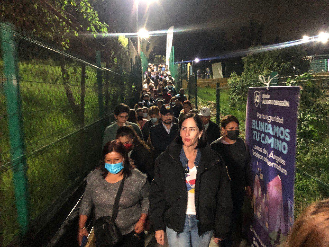 Lía Limón inaugura tercer camino seguro; anuncia que hay más de 19 mil beneficiarios del programa “Blindamos tu Camino”