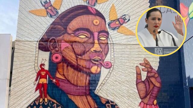 Denuncian a Sandra Cuevas por borrar mural del Mercado Juárez