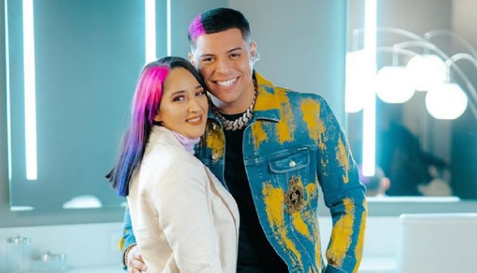 Eduin Caz y su esposa Daisy Anahy