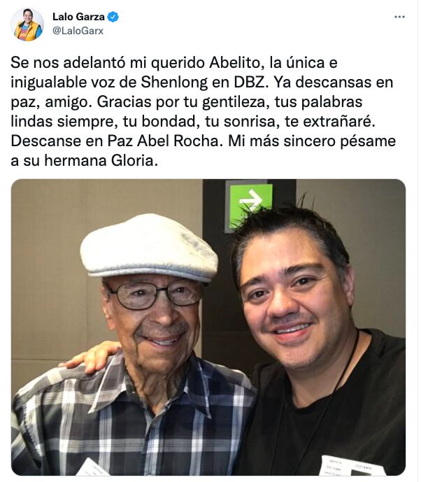 Eduardo Garza confirma la muerte de Abel Rocha