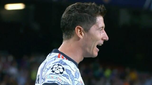 Robert Lewandowski anotó el segundo del Bayern Múnich vs el FC Barcelona