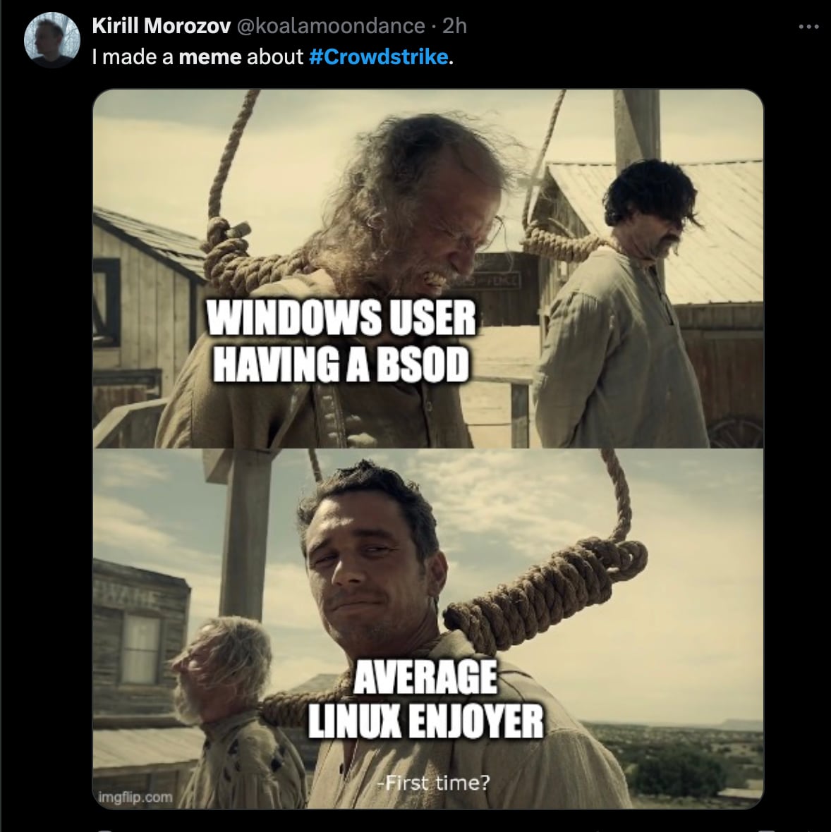 Los mejores memes de la pantalla azul de la muerte por la caída de Windows por CrowdStrike