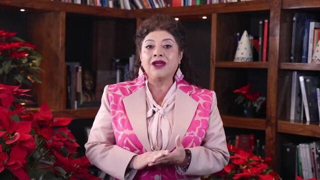 Mensaje de Clara Brugada con motivo de la Navidad