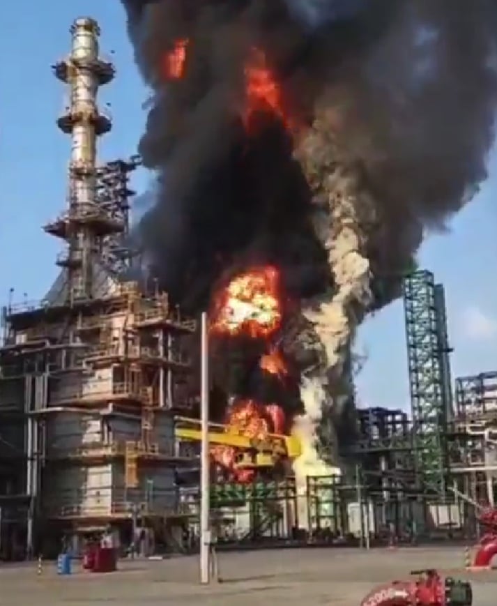 incendio en Dos Bocas