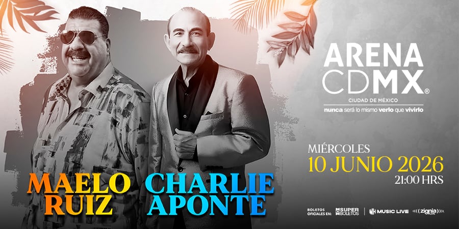 Maelo Ruiz y Charlie Aponte en Arena CDMX: fecha, venta de boletos y detalles