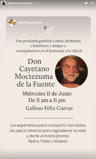 Homenaje a Don Cayetano Moctezuma
