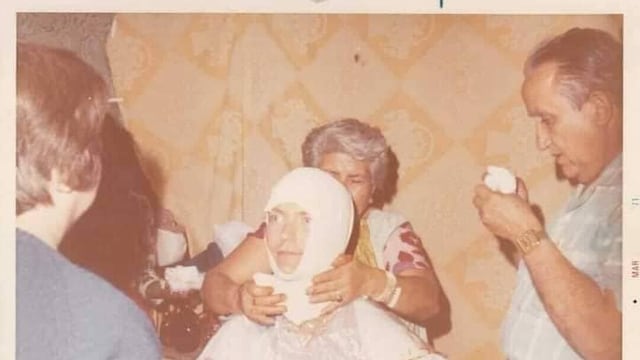 Pachita durante una cirugía