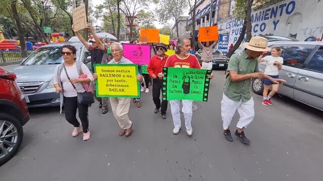 Marcha de vecinos de Santa María La Ribera