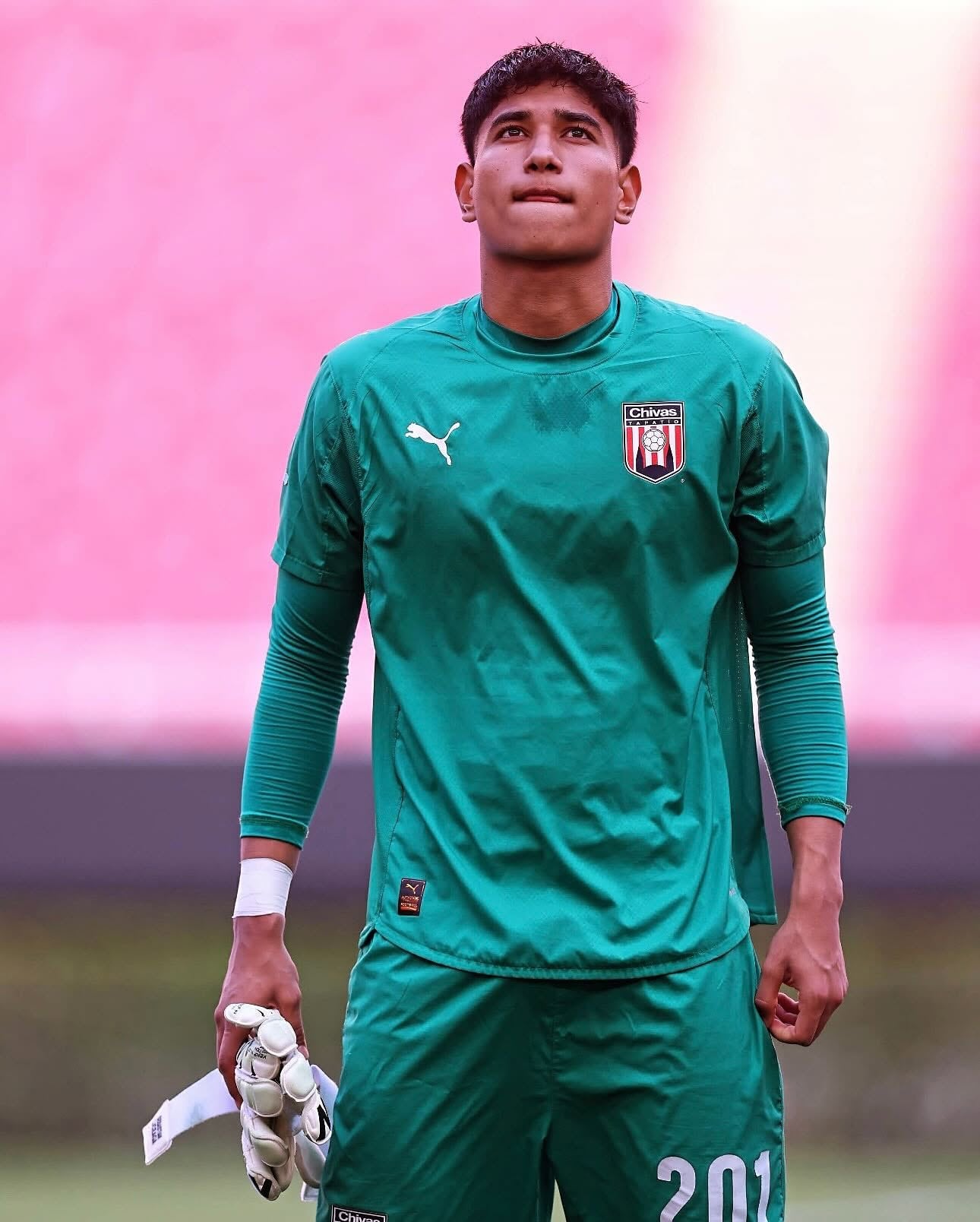 Juan Sebastián Liceaga, portero de México en la Sub-20.