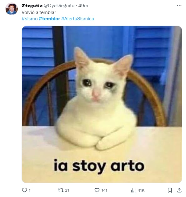 Memes por el sismo del 14 de diciembre