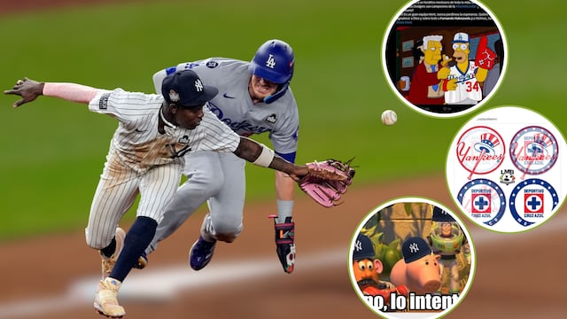 Los mejores memes de la derrota de Yankees vs Dodgers.