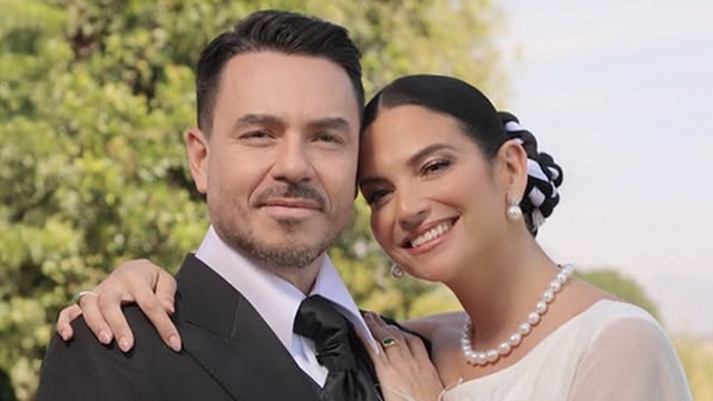 Natalia Jiménez y su esposo Arnold Hemkes