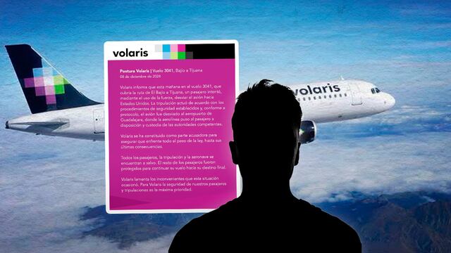 Pasajero de Volaris intentó desviar vuelo a Tijuana por la fuerza