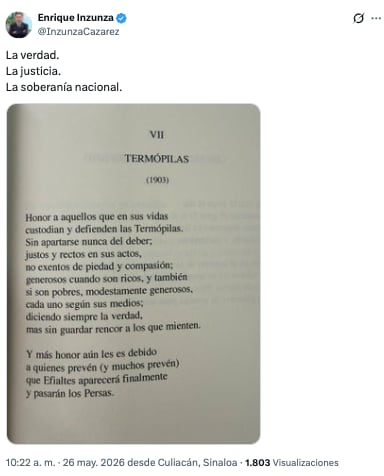Poema “Termópilas” de Constantino Cavafis