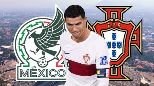 Cristiano Ronaldo queda fuera del partido México ante Portugal