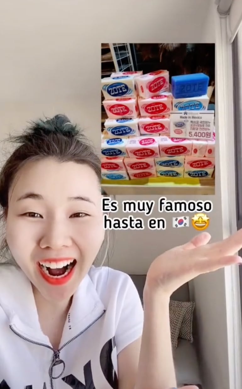 Chingu Amiga presume el jabón Zote